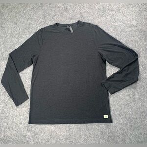 Vuori Women's Charcoal Long Sleeve Tee